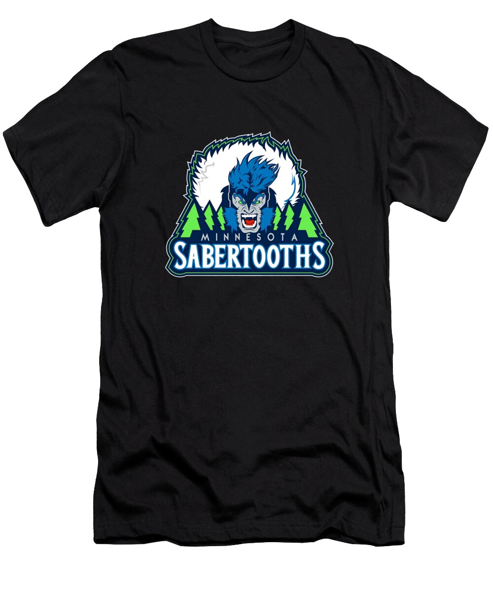 Minnesota Timberwolves Sabretooth Huyen Vu T-Shirt