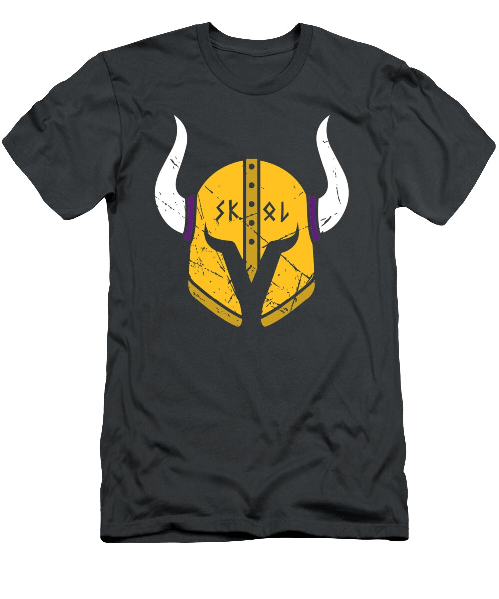 Minnesota Vikings Skol Helmet Amadou Rouzet T-Shirt