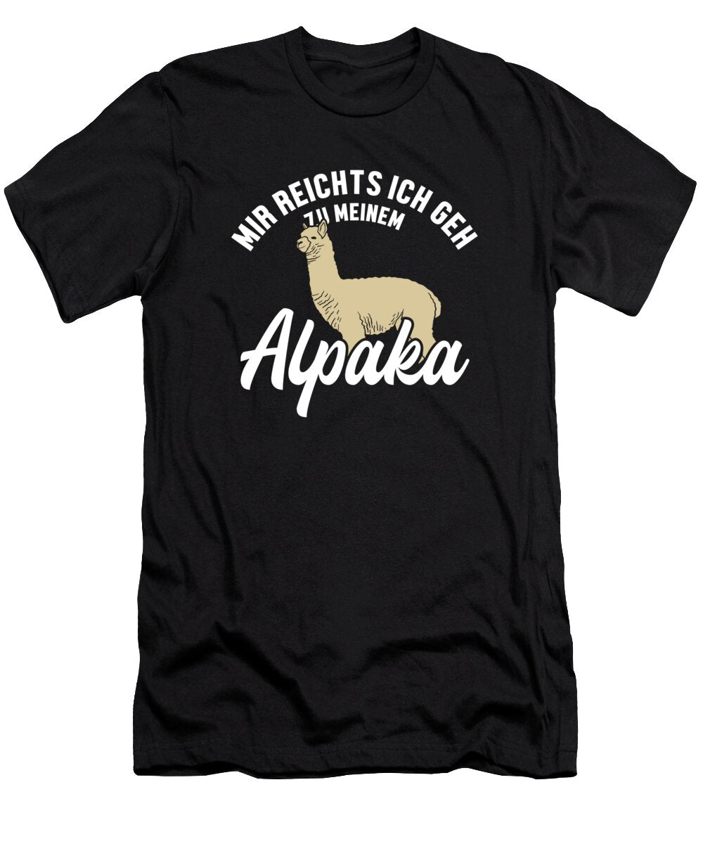 Mir Reichts Ich Geh Zum Alpaka Vicuna Guanaco Llama Alpaca Marco Rothe T-Shirt