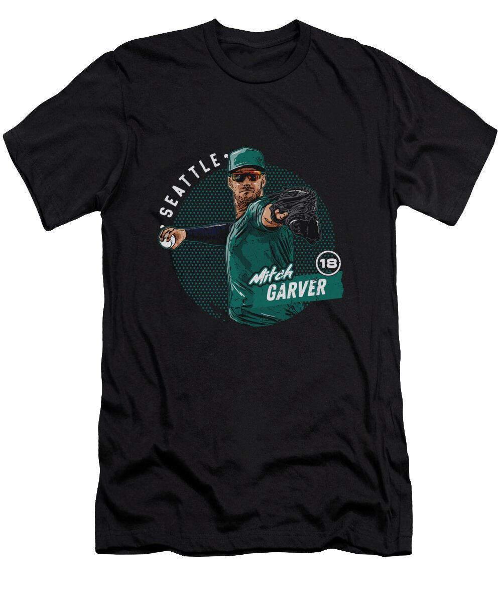 Mitch Garver Seattle Dots Ihsan Sirin T-Shirt