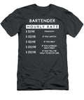 Mix Giggle Bartenders Hourly Rate Humor for All Bartenderhumor T-Shirt