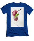 Mixed Red Berry Fruit Smoothie Glass with Mint Jacek Malipan T-Shirt