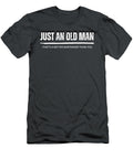 Mixology Mastery Just an Old Man Your Superior Bartender in a Hilarious Senior Bartender T-Shirt