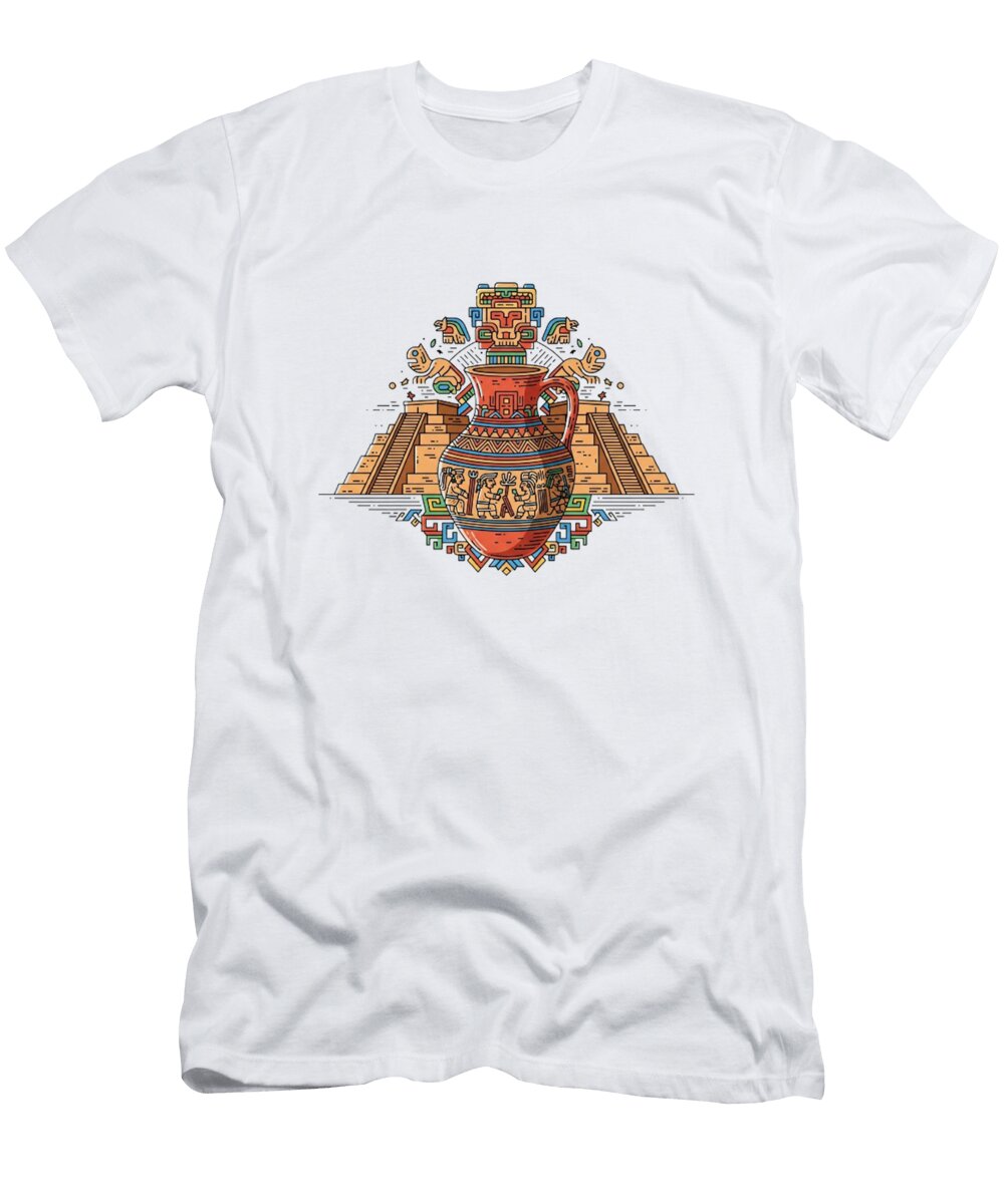Moche Civilization of Peru Lik Batonboot T-Shirt