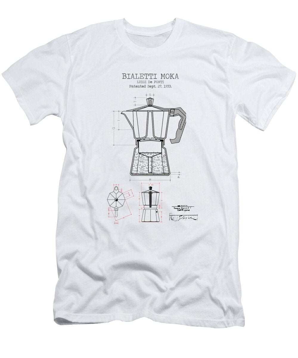 Moka Coffee Patent Denny H T-Shirt