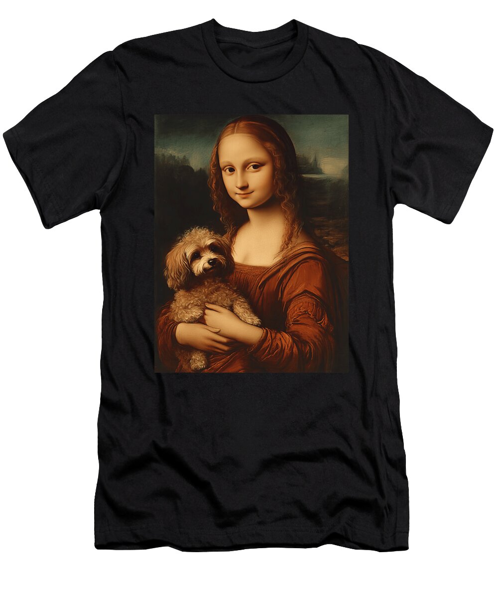 Mona Classic Poodle Puppy Dog Whimsy Pet Mom Dad Zyneu Gangd T-Shirt