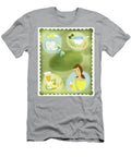 Montage of Woman and Healthy Food Ikon Ikon Images T-Shirt