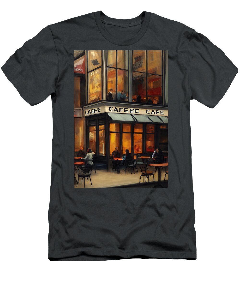 Montreal Cafe Robert Knight T-Shirt