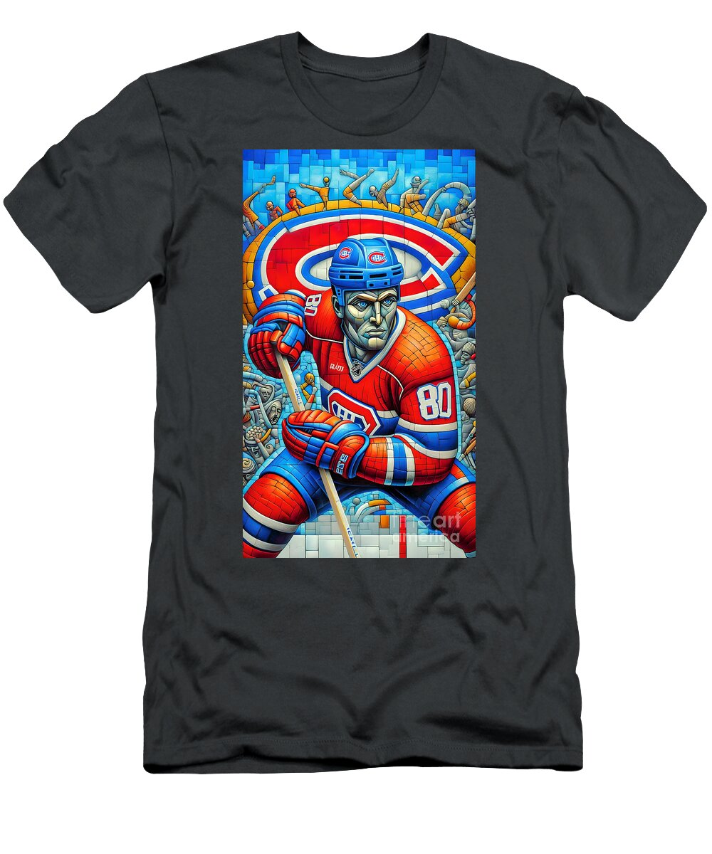 Montreal Canadiens Msterpiece Series 1 Robert Williams T-Shirt