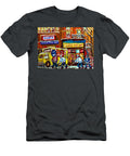 Montreal Memories Jewish Street Glatts Kosher Laurier Candy Shop Canadian Hockey Art Carole Spandau Carole Spandau T-Shirt