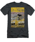 Moose in Fall Colors Angie Wingerd T-Shirt