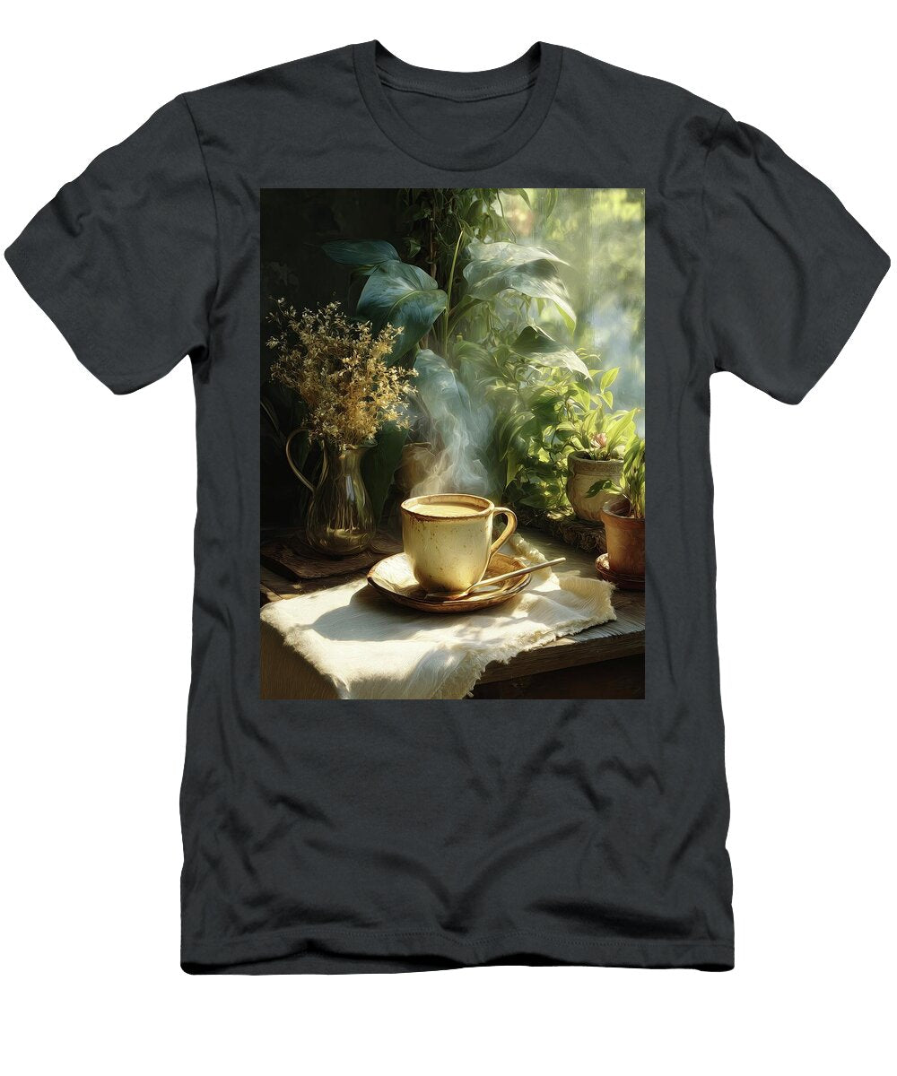 Morning Light and Hot Chocolate Mindscape Arts T-Shirt