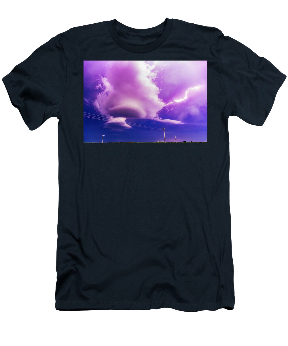 Mother Natures Fireworks Finale 030 Dale Kaminski T-Shirt