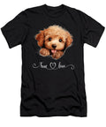 Motif Poodle Puppy Dog Natalie Lidford T-Shirt