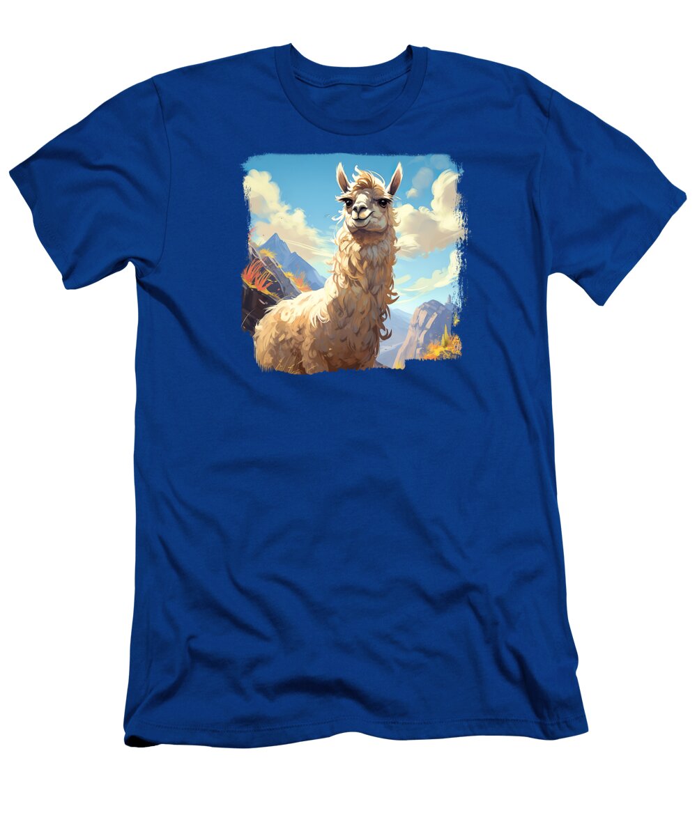 Mountain Llama Elisabeth Lucas T-Shirt