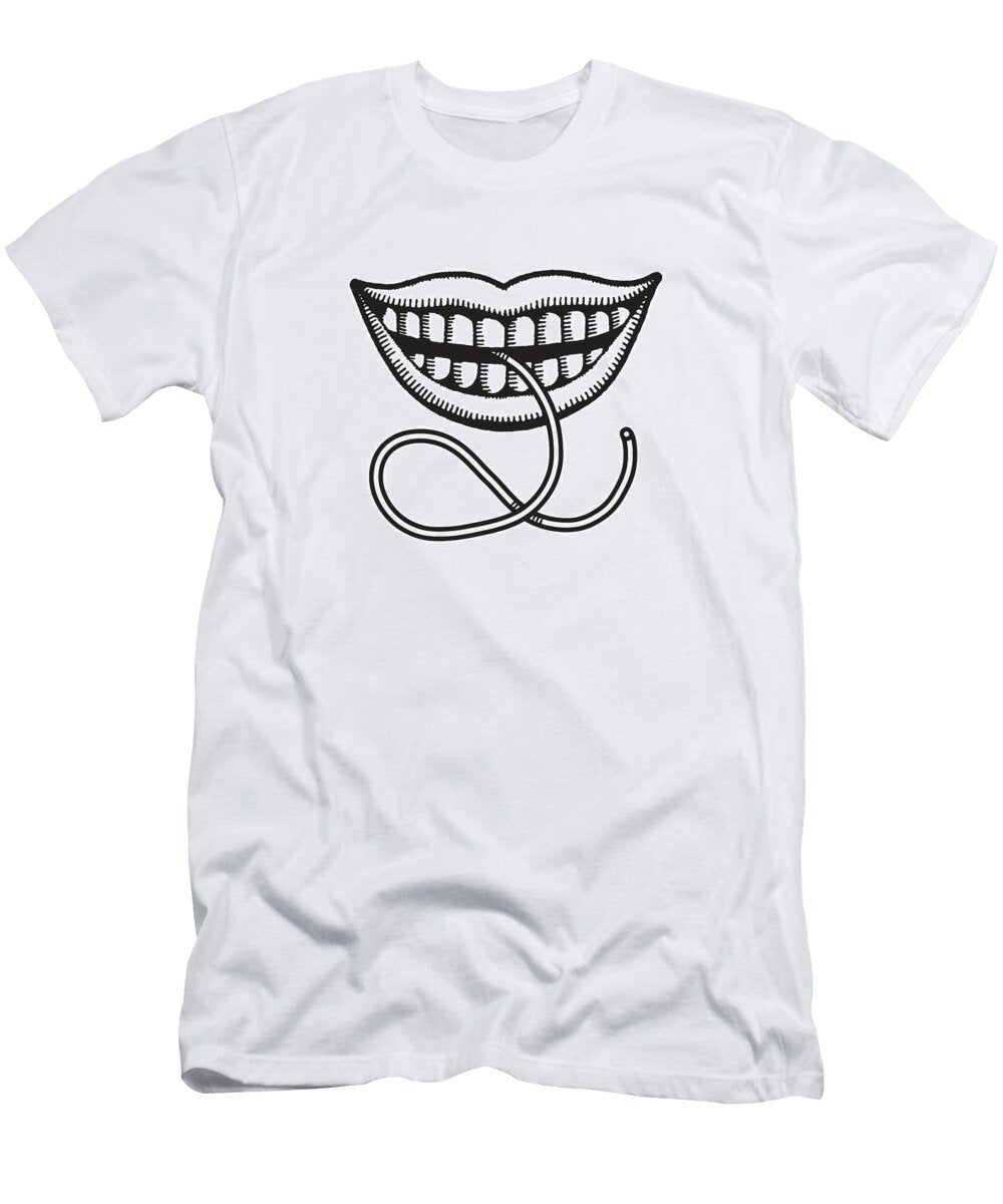 Mouth Eating Spaghetti Csa Images T-Shirt