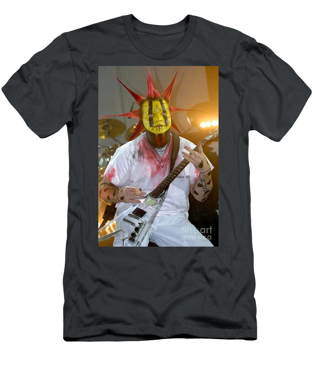 Mudvayne Guitarist Greg Tribbett Front Row Photographs T-Shirt