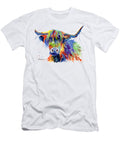 Multicolour Highland Cow Sarah Stribbling T-Shirt