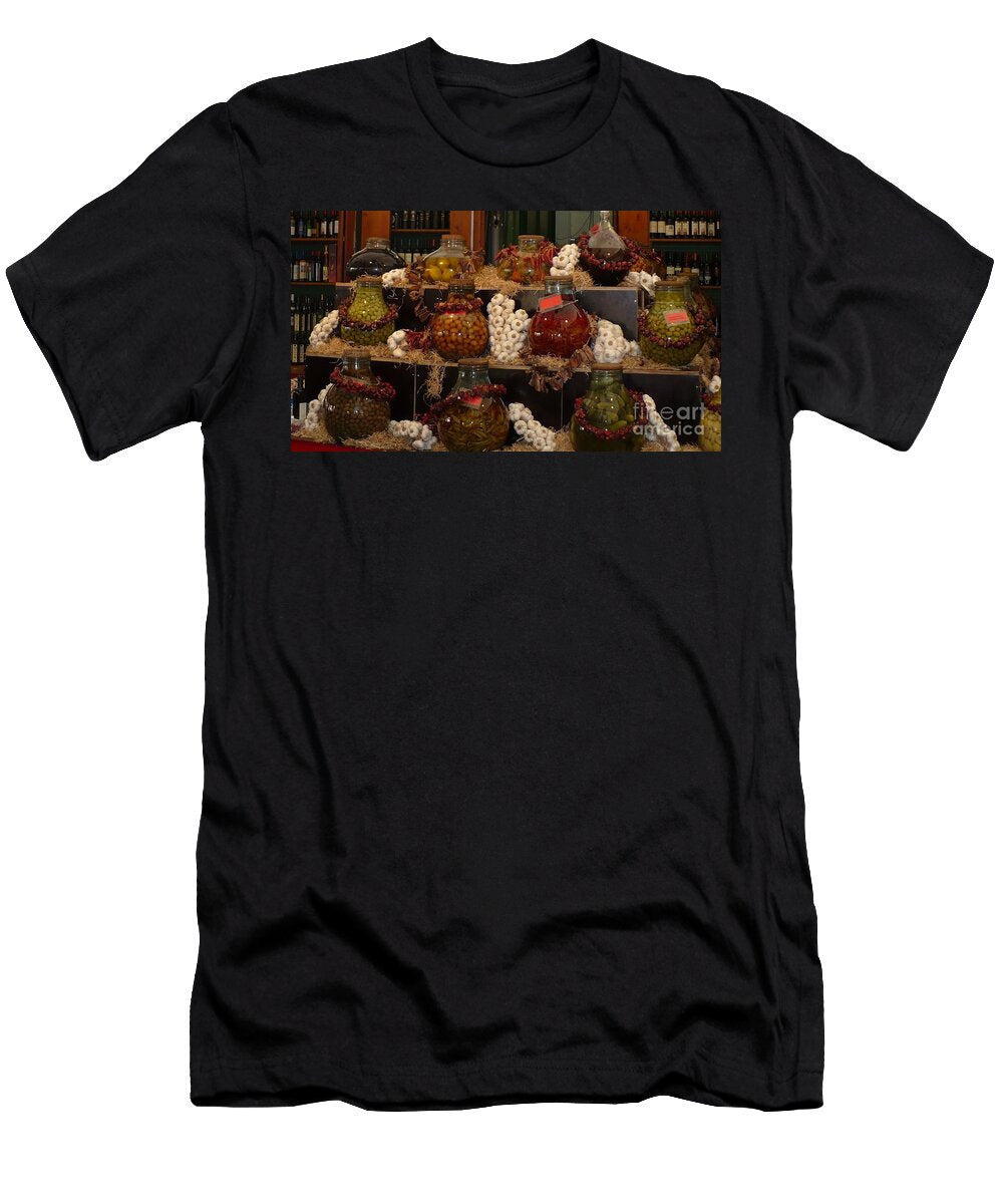 Munich Market with Pickles and Olives Carol Groenen T-Shirt