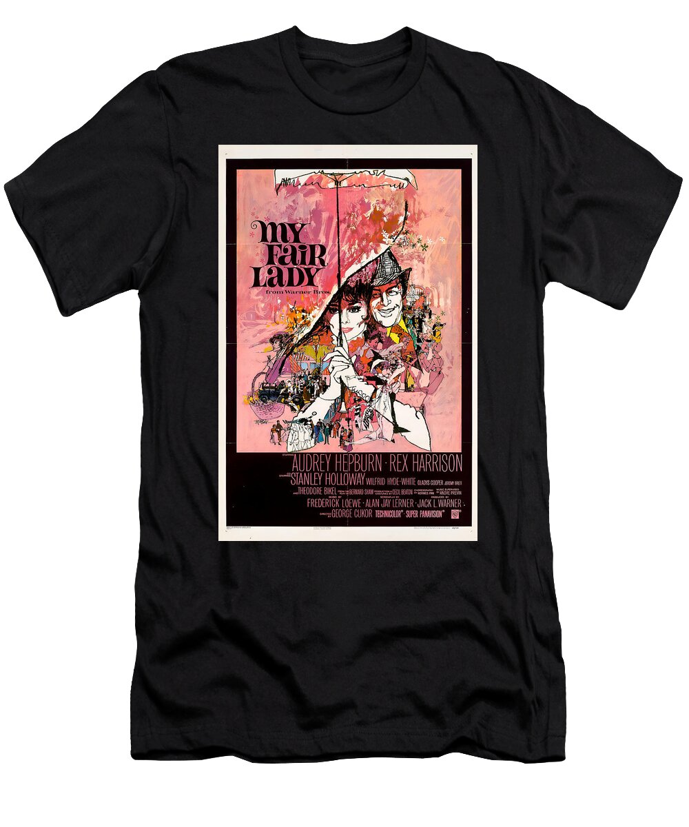 My Fair Lady 1964 Musical Drama Retro Movie Poster Upscaled T-Shirt