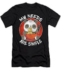 My Needs Are Simple Panda Eating Ramen Lover Gift Lisa Stronzi T-Shirt