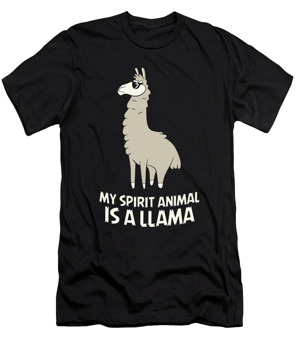 My Spirit Animal Is a Llama Eq Designs T-Shirt