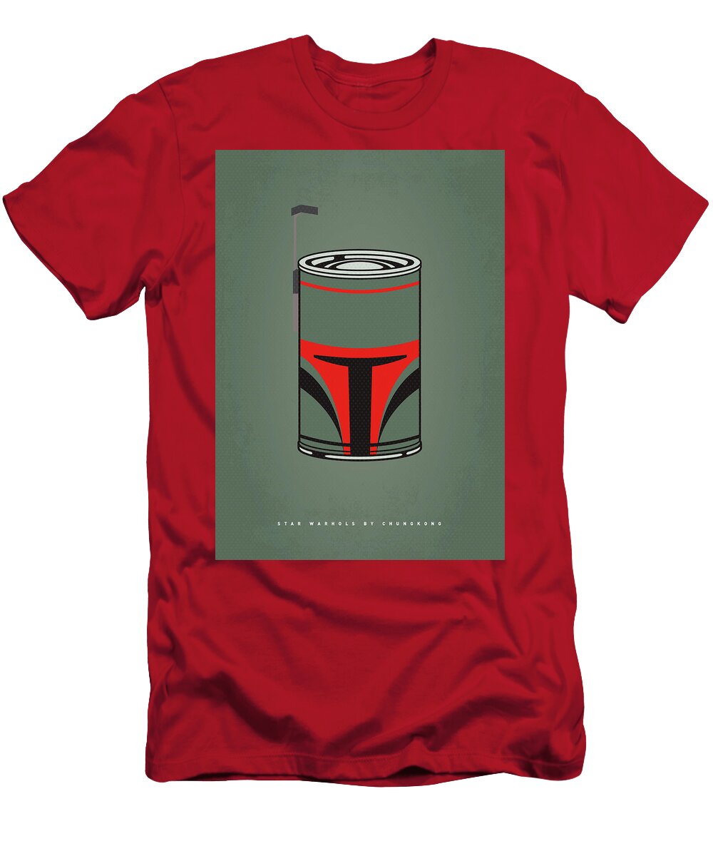 My Star Warhols Boba Fett Minimal Can Poster Chungkong Art T-Shirt