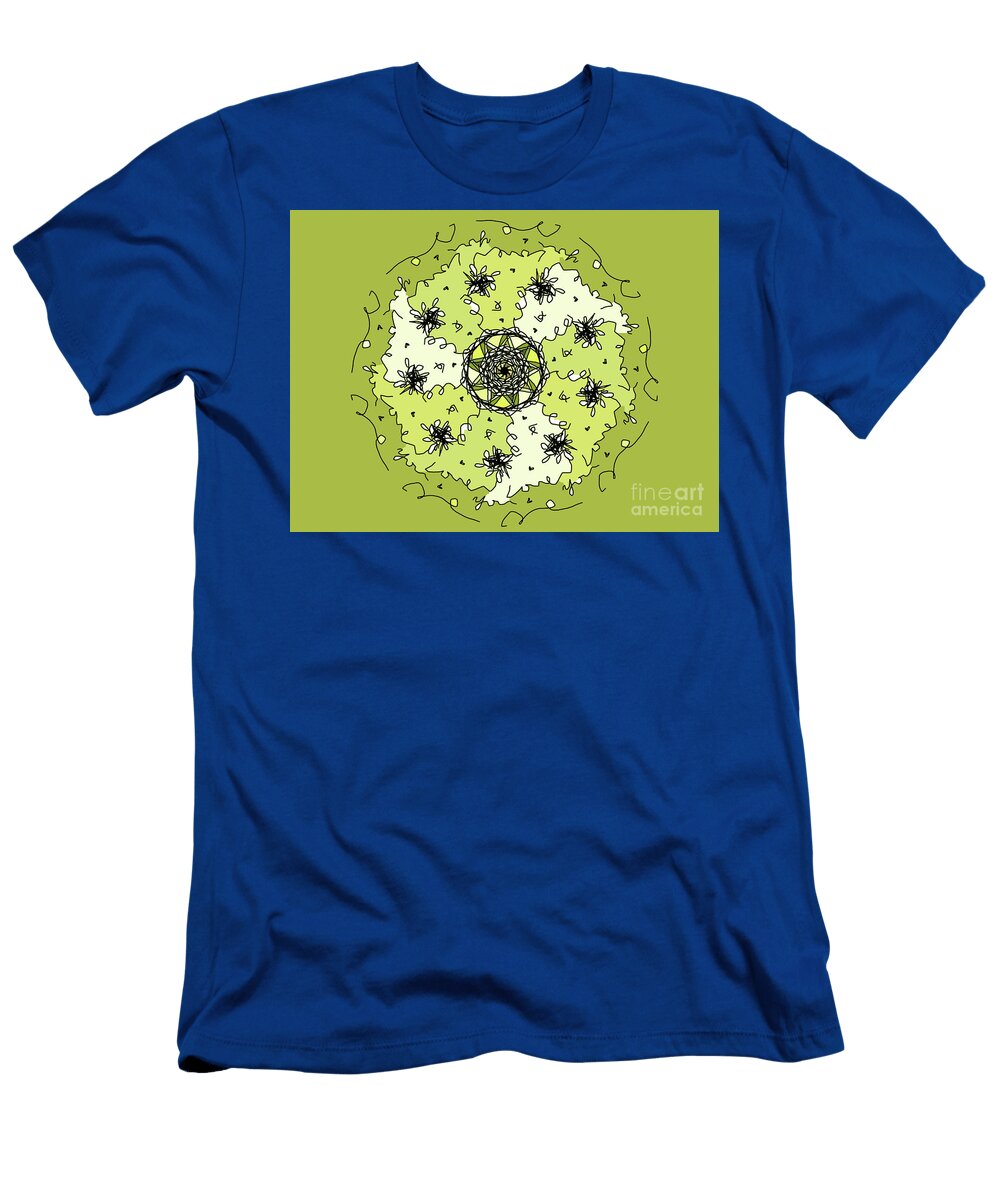 Mysterious Happiness Magic Circle Delicious Matcha Color Sakura Yama T-Shirt