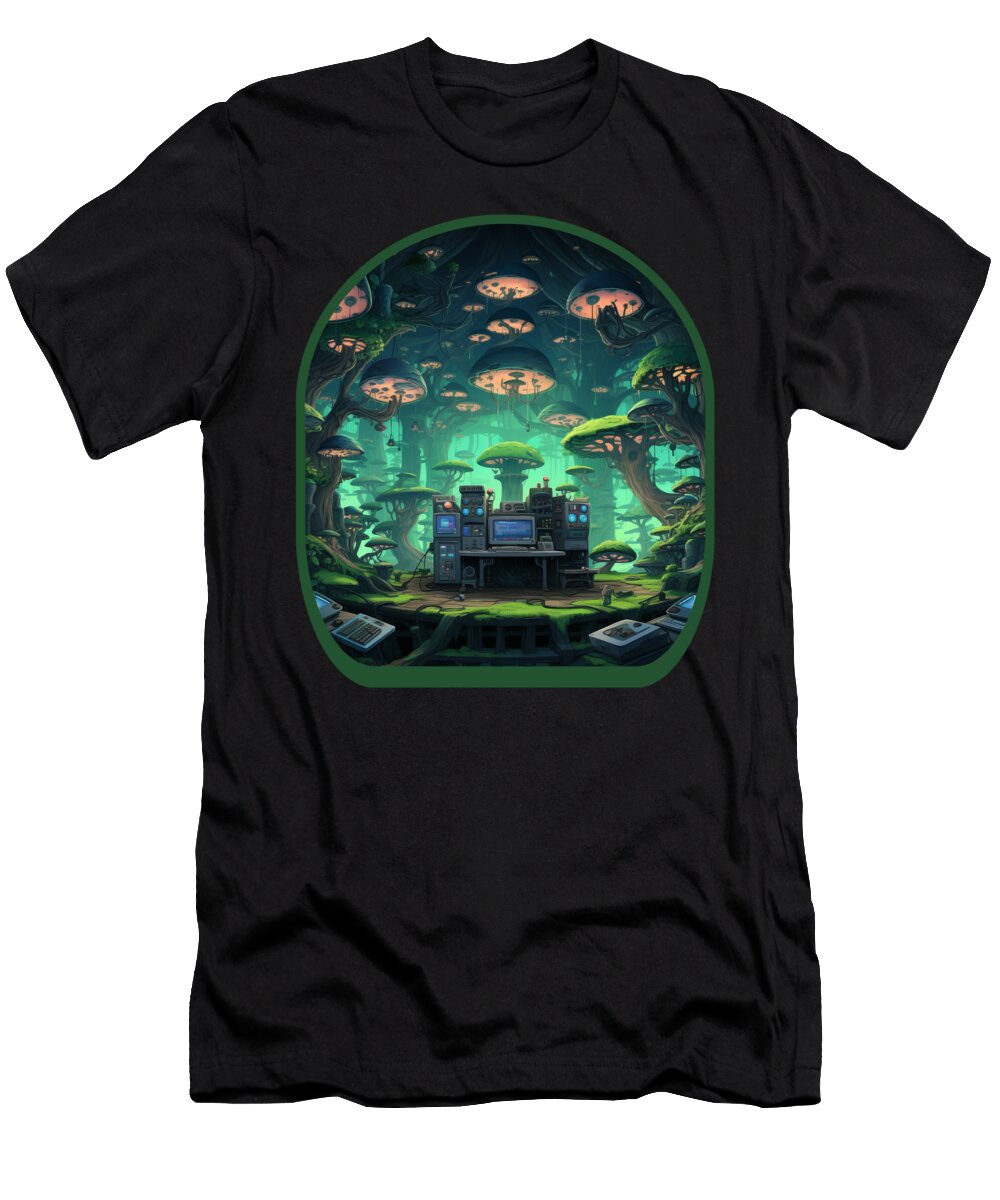 Mythical Anime Forest Cute Boba Tea Gaming Controller Ramen Sifou Store T-Shirt