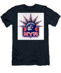 N Y Rangers Logo Alternate Allen Beatty T-Shirt