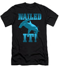 Nailed It Hammerhead Shark Skateboader Scuba Diver Vector Deluxe T-Shirt