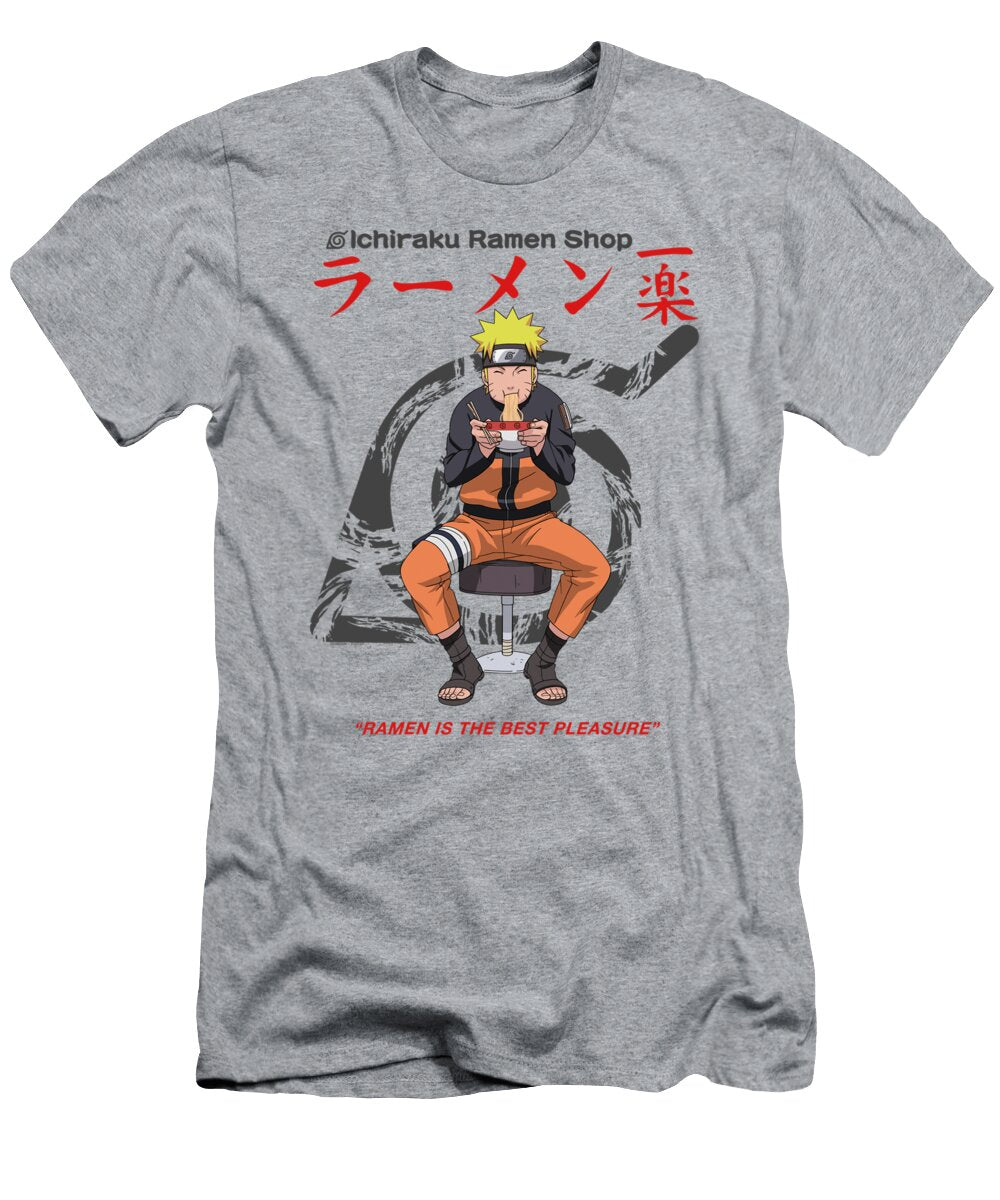 Naruto Shippuden Ichiraku Ramen Shop Naruto on White Hoodie Robert Milany T-Shirt