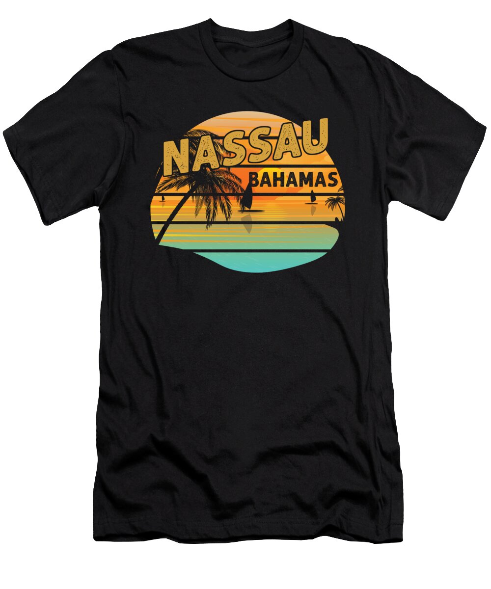 Nassau Bahamas Summer Destination Vacation Travel Bahama Traveling Gift Thomas Larch T-Shirt
