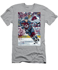 Nathan Mackinnon Hockey Player in Graffiti Scene Graffiti Poster Hockey Player NHL Sampadart Gallery T-Shirt