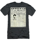 Nation Goes Dry Newspaper Jon Neidert T-Shirt