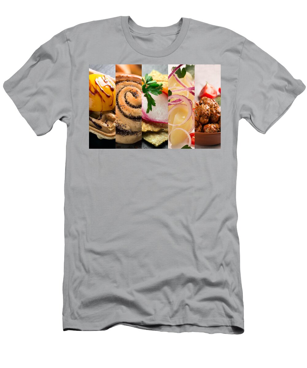Natural Colorful Food Photo Collage 3 Vadim Goodwill T-Shirt