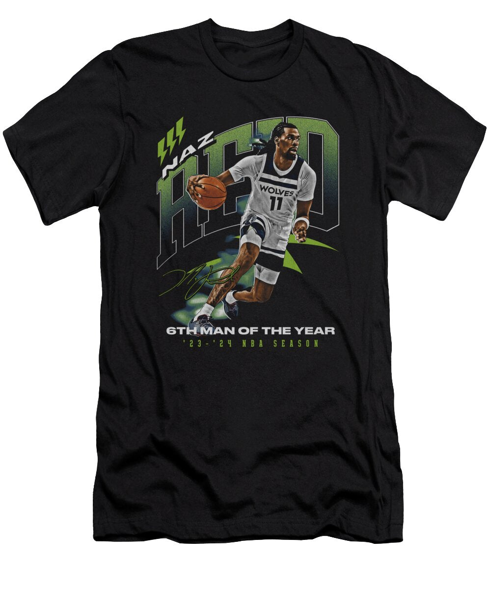 Naz Reid Minnesota 2024 NBA 6th Man Award Ihsan Sirin T-Shirt