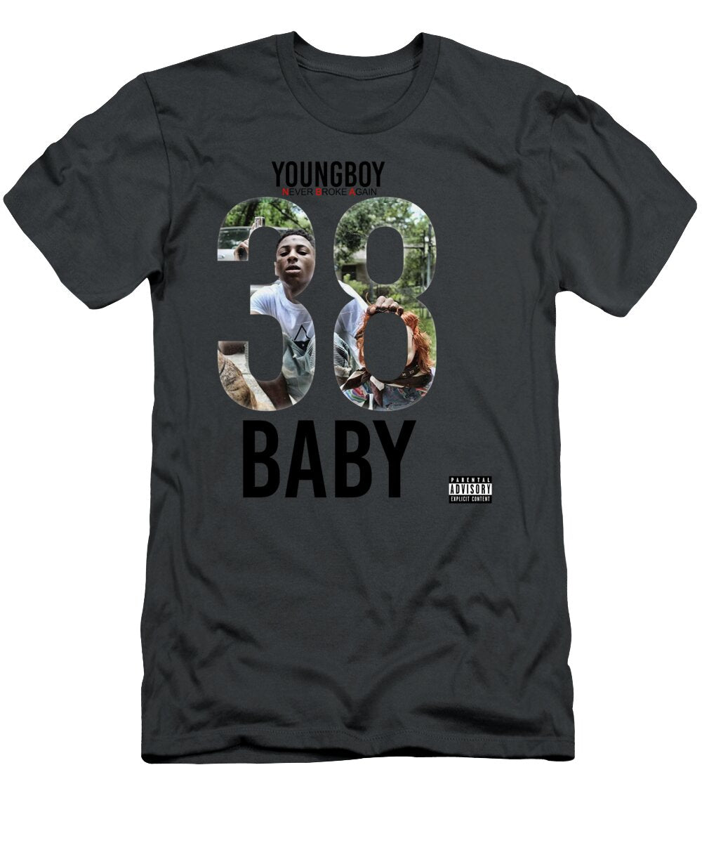NBA 38 Baby Monkey NBA Youngboy Hell Back Summer Graphic White Nicholas Oligmueller T-Shirt