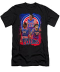 NBA Detroit Pistons Artwork Sports Basics T-Shirt