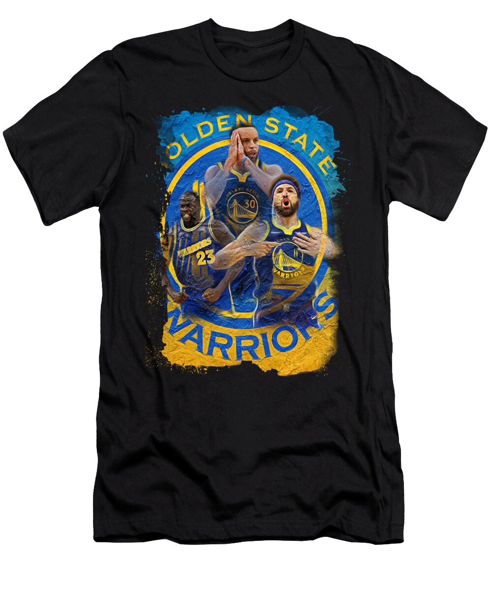 NBA Golden State Warriors Artwork Sports Basics T-Shirt
