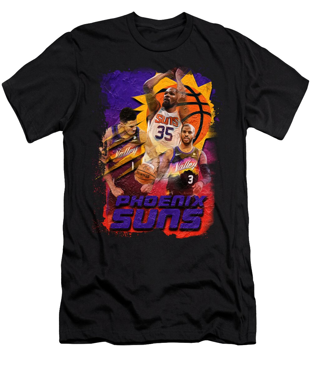 NBA Phoenix Suns Artwork Sports Basics T-Shirt