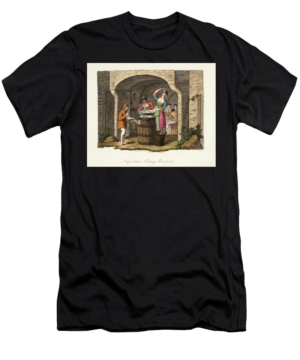 Neapolitans Eating Macaroni P Van Lerberghi T-Shirt