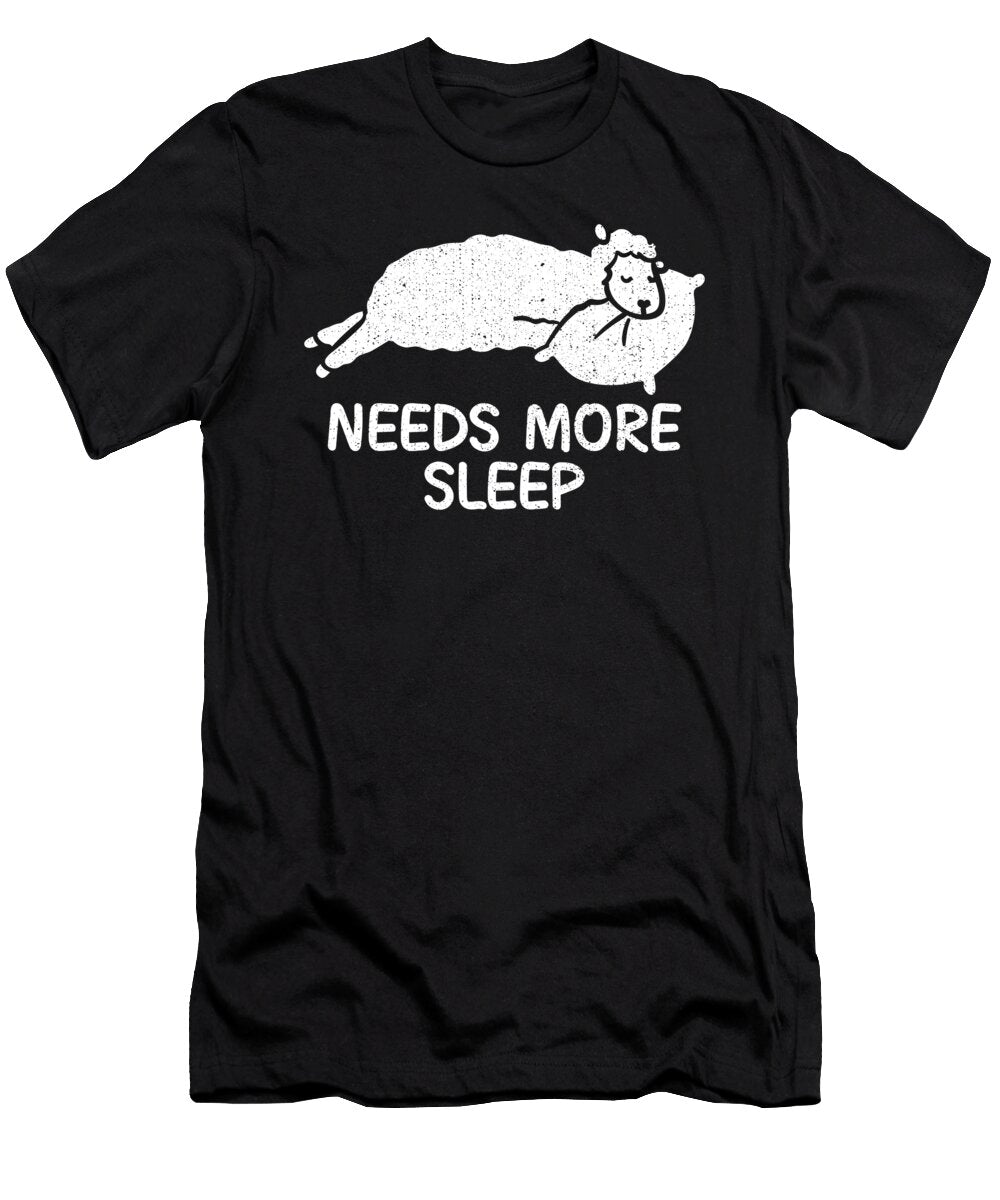 Needs More Sleep Llama Quote Tenshirt T-Shirt