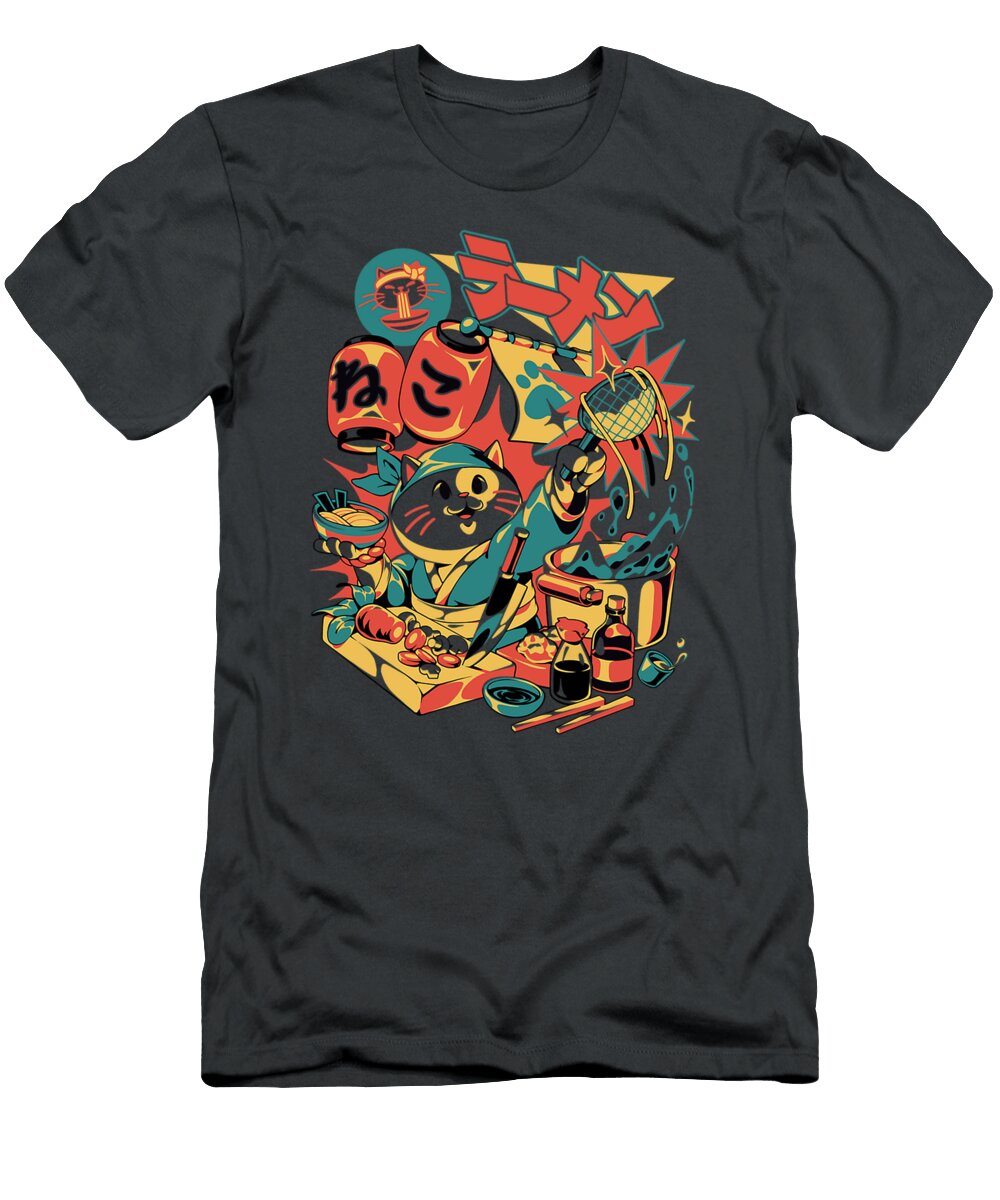 Neko Ramen Kai Maurer T-Shirt