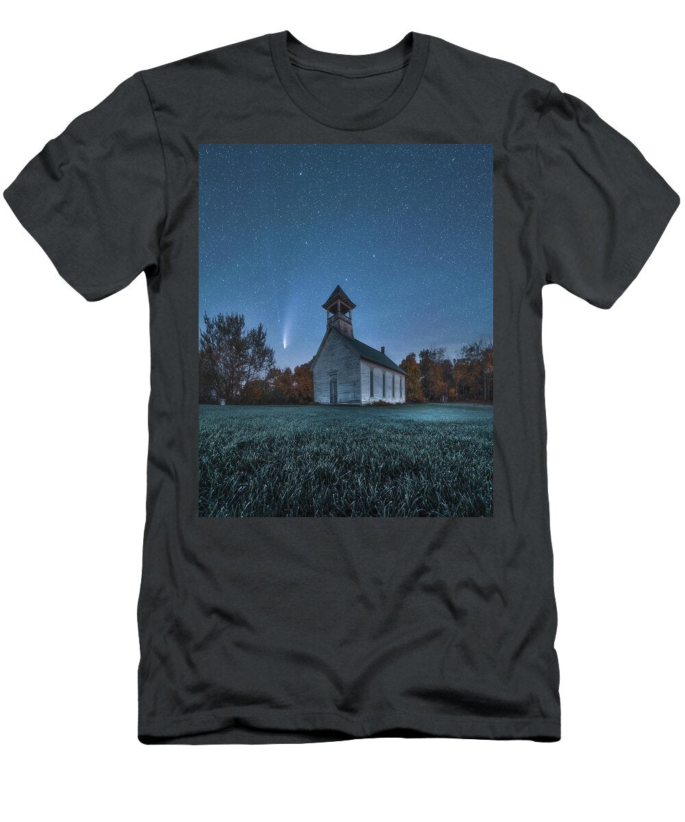 Neowise Over Pickle Church Darren White T-Shirt
