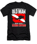 Never Underestimate an Old Man Diver Gift Scuba Diving 1 T-Shirt