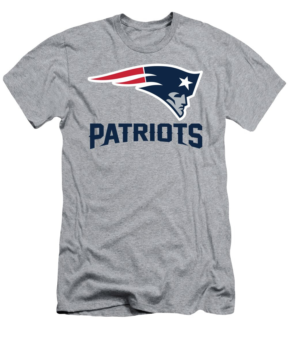 New England Patriots on an Abraded Steel Texture Movie Poster Prints T-Shirt