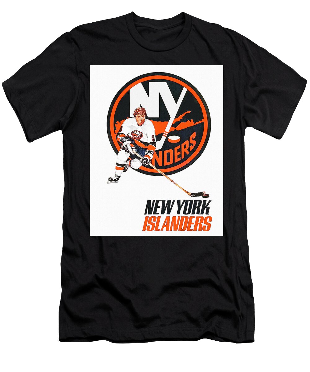 New York Islanders 1970s Poster Big 88 Artworks T-Shirt