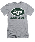 New York Jets on an Abraded Steel Texture Movie Poster Prints T-Shirt