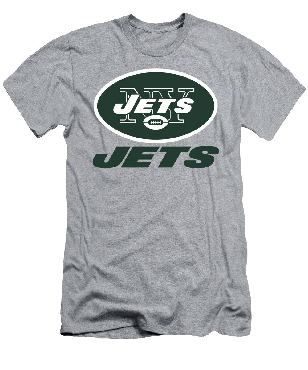 New York Jets on an Abraded Steel Texture Movie Poster Prints T-Shirt
